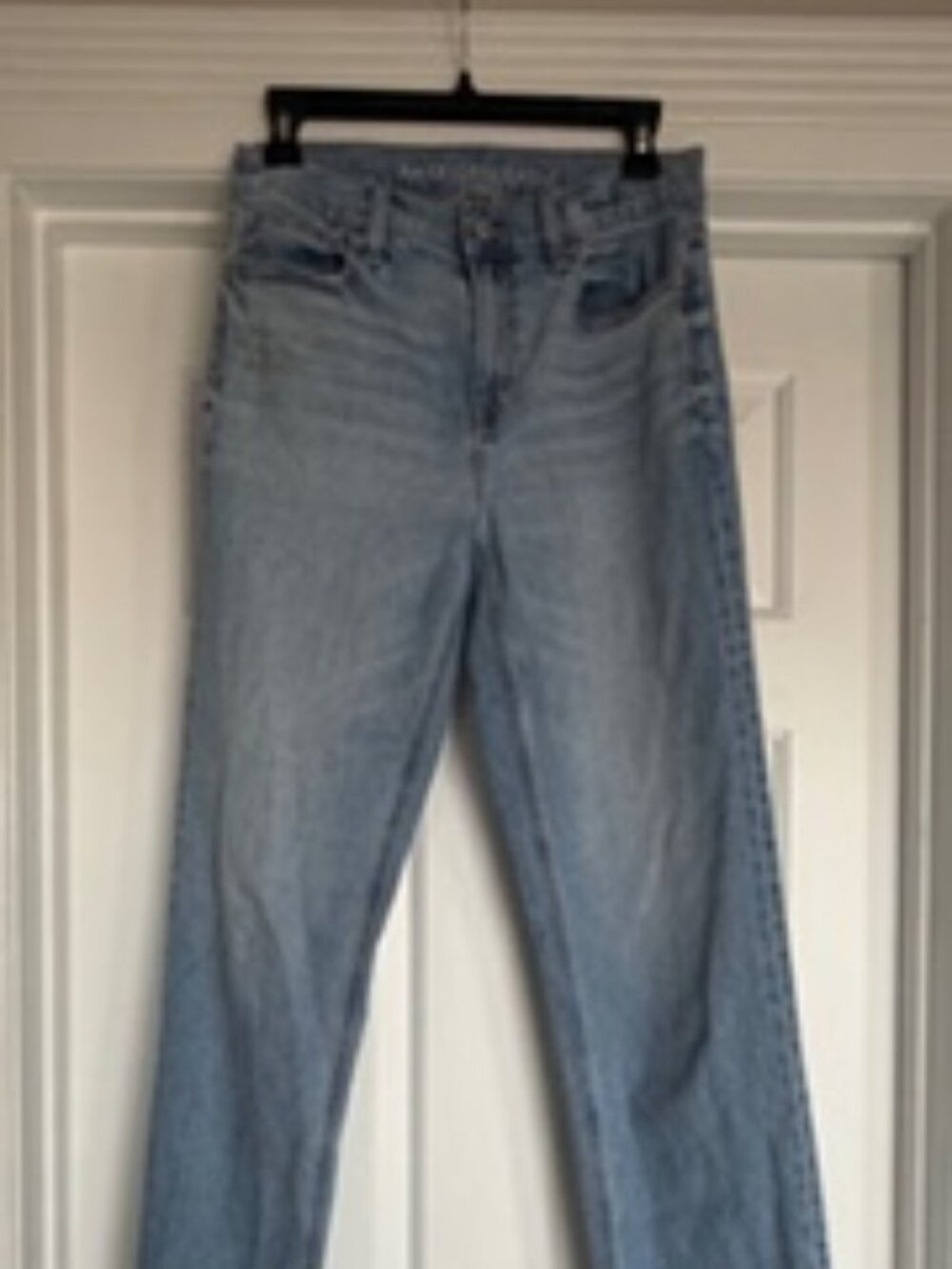 American Eagle Women's Super High Rise Straight - Size 2 Long